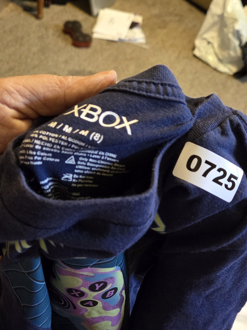Kids Navy Graphic Tee - Brand